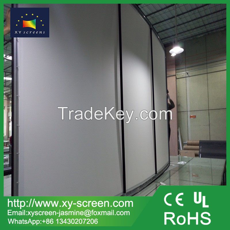 Customized Fixed Curved Frame Projector Screen/Cinema Frame Projector Screen for Home Theatres