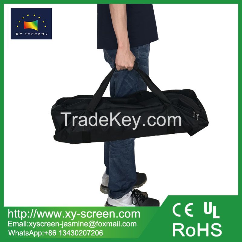 XY screen new design customized self-adhesive front and rear fast fold projection screen