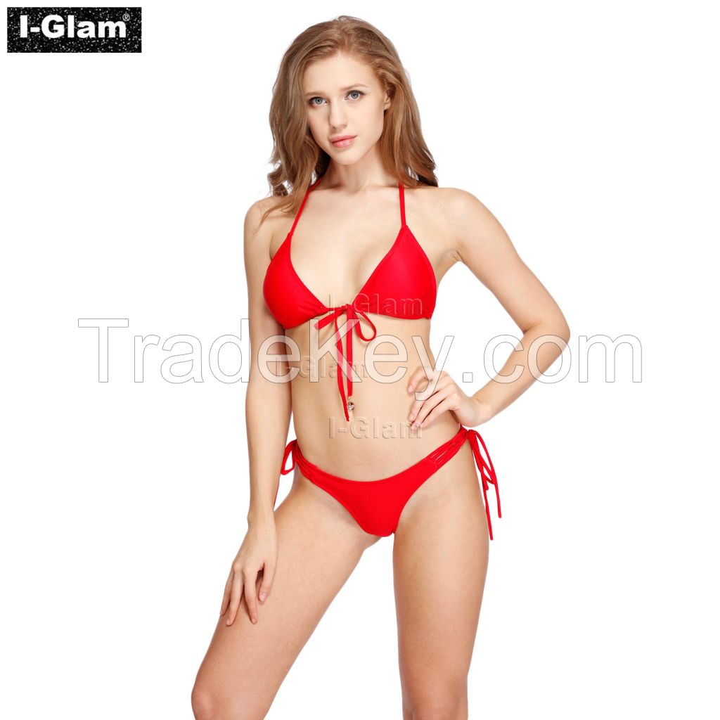 I-Glam Red Sexy Women Bikini Swimwear