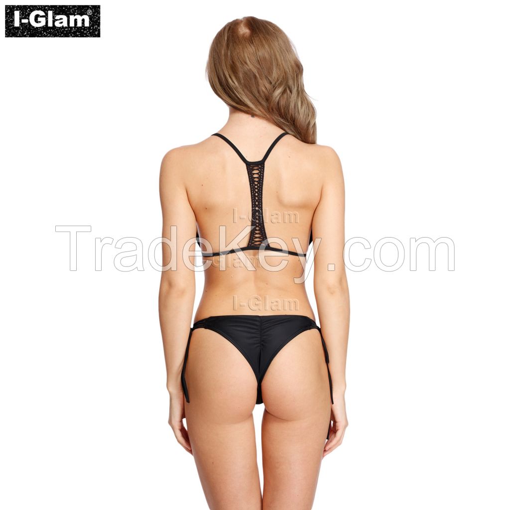 I-Glam Black Sexy Women Bikini Swimwear