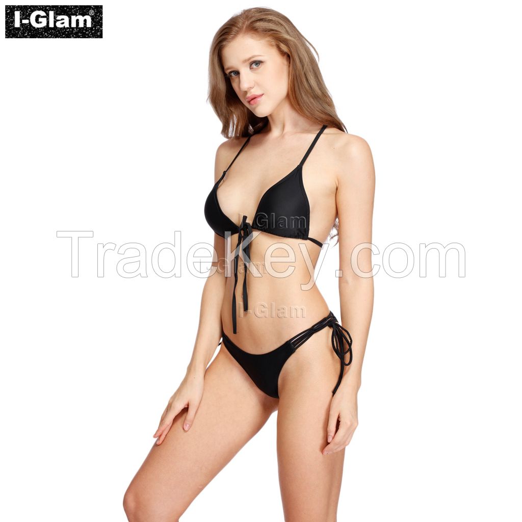 I-Glam Black Sexy Women Bikini Swimwear