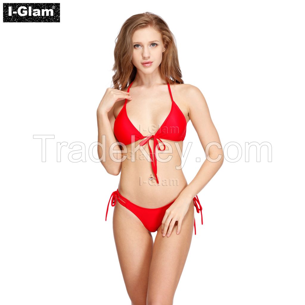 I-Glam Red Sexy Women Bikini Swimwear