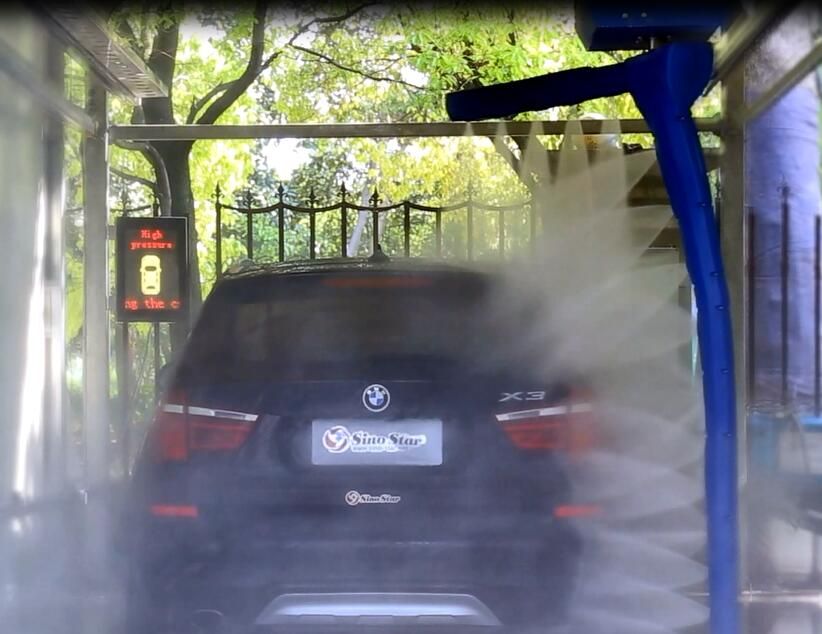 Touchless car wash machine