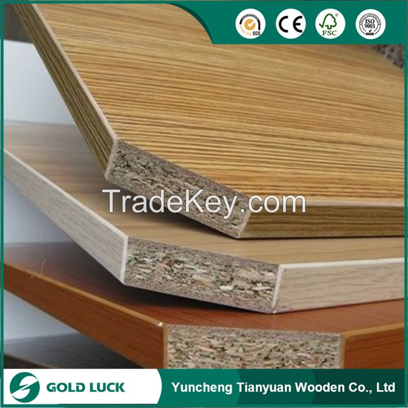 Plain/Raw and Melamine Faced Particle Board 