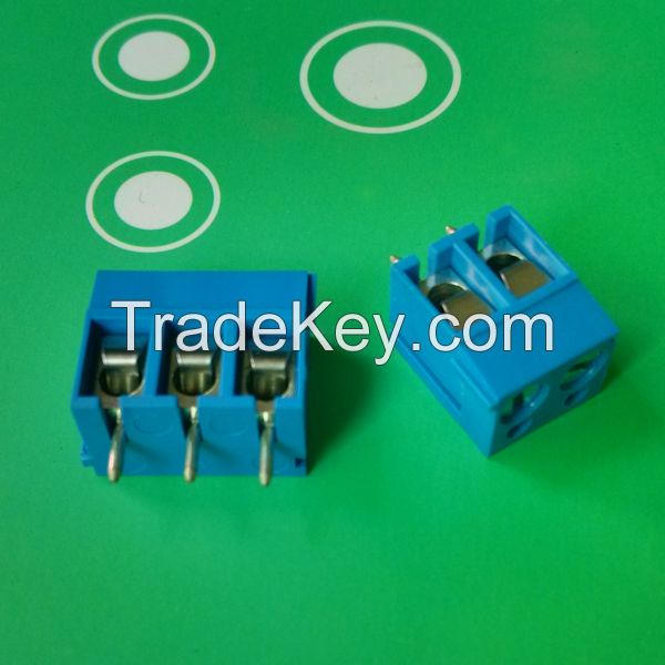 Pluggable male and female terminal block with 3.81mm 5mm 5.08mm 7.62mm pitch for pub mounting