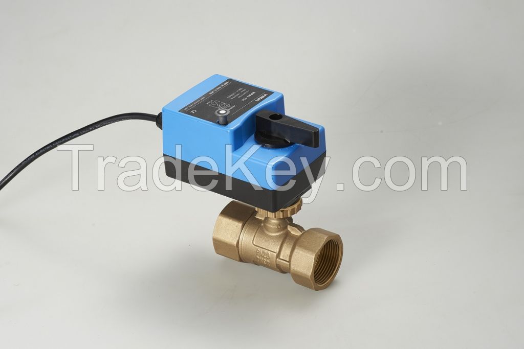 AC motorized control valve