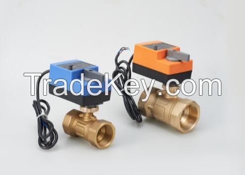 DC motorized control valve