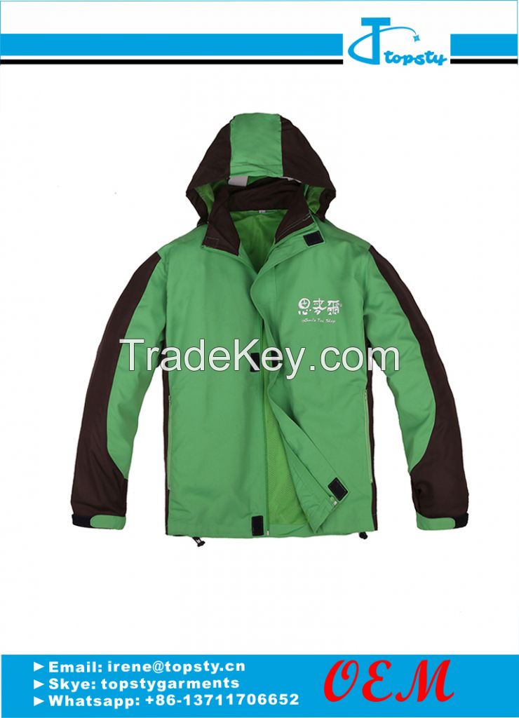 customized nylon men's windbreaker jacket 