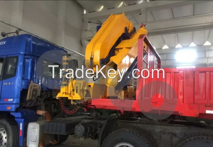 Low Cost Pick Up Mobil Knuckle Boom Truck Mounted Hydraulic Crane Loader