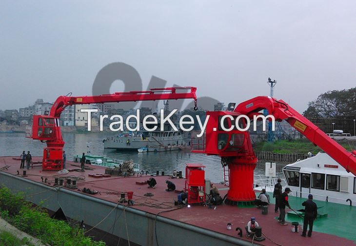 OUCO Hydraulic Provision Crane With Electrical Motor