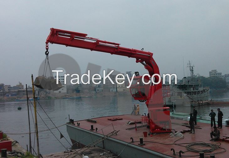 OUCO Hydraulic Provision Crane With Electrical Motor