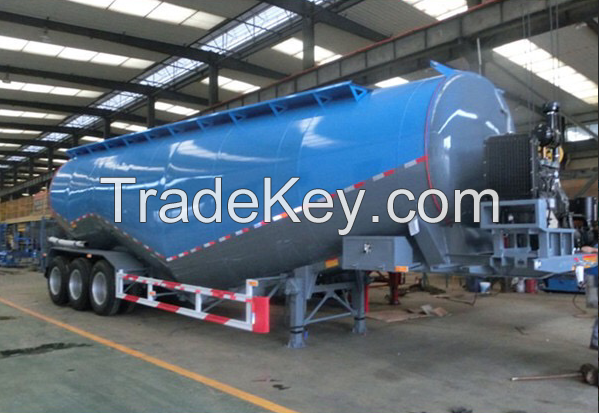 Sinotruk 3 axle 60cbm 75tons Bulk Cement Tanker Trailer