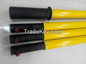 high voltage fiberglass electric telescopic hot stick