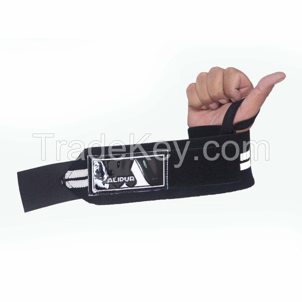 ALIPUR Weight Lifting Wrist Wraps Wrist Support (Pair)