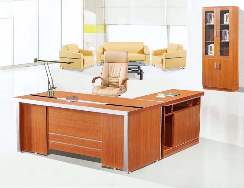 Office desk conference table in high quality wood paper veneer melamine