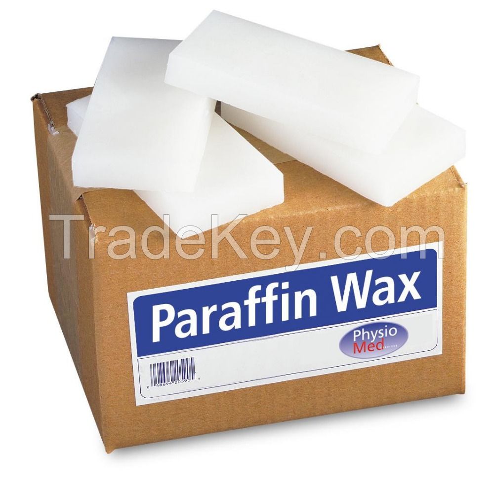 bulk white slab fully refined paraffin wax By GNL WORLD TRADING, South
