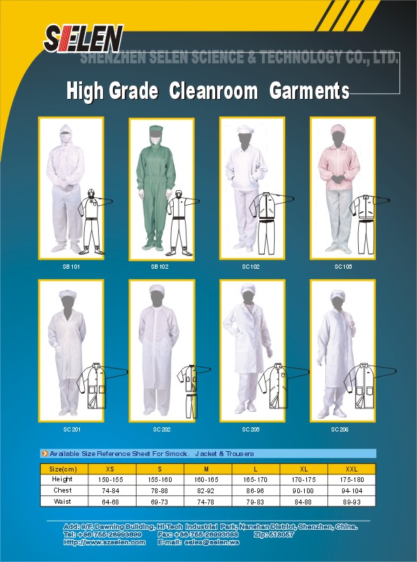 ESD shoes/uniform/fabric/finger cost