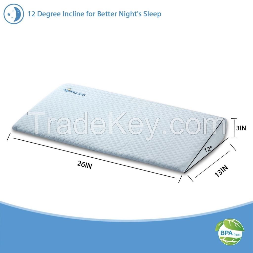 Sleep Pillow for Baby Mattress Universal Crib Wedge Memory Foam Top Quality 