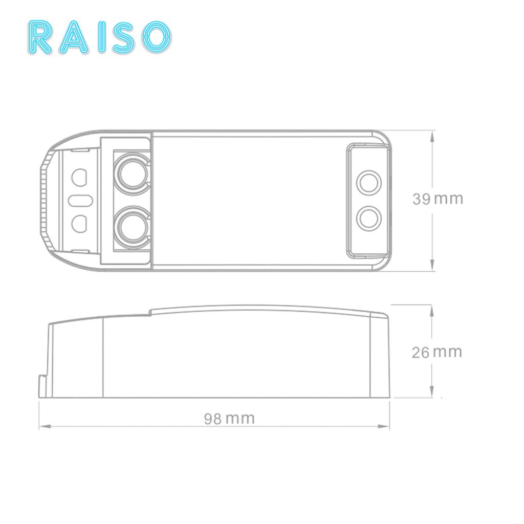 Constant current 6-15V DC 700mA led driver with 3 Years warranty 12W switching power supply with trailing edge leading edge dimming function