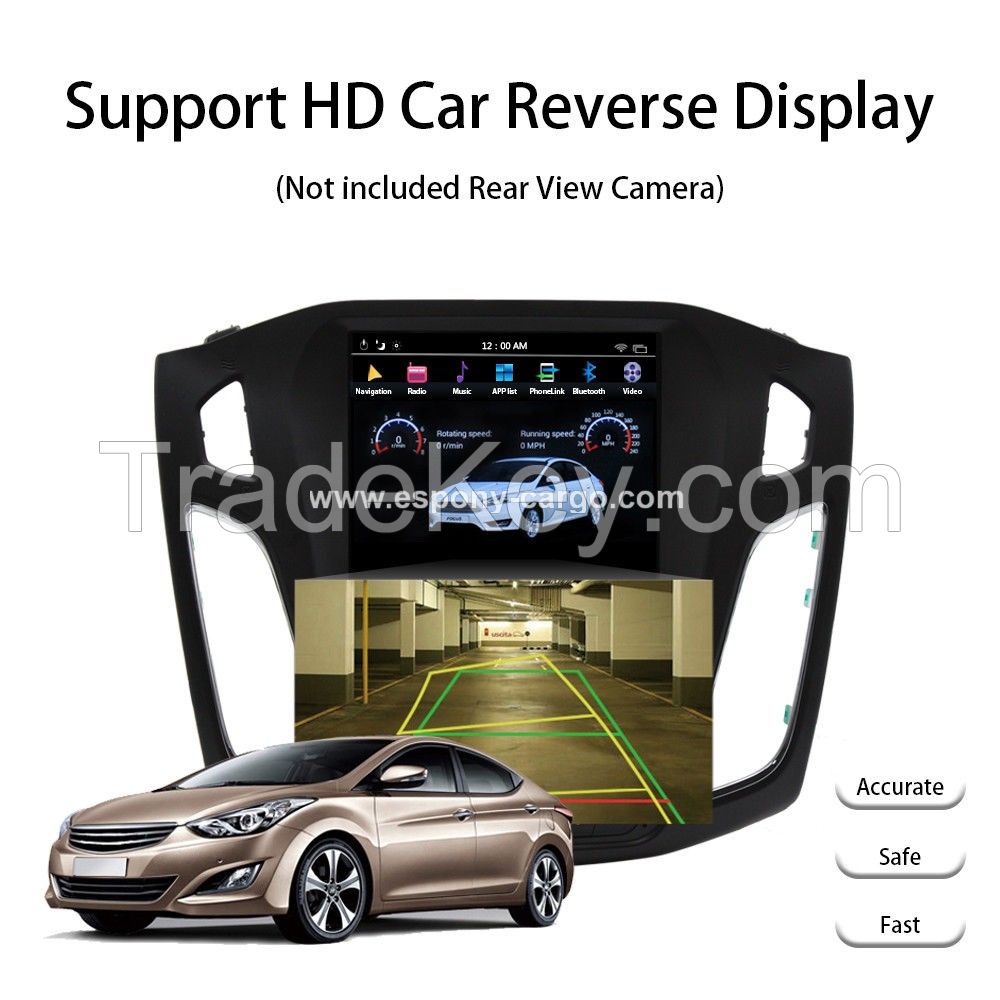 10.4'' Tesla Style Vertical HD Screen Android 6.0 Car GPS Intelligent Navigation For FORD FOCUS 2012 2013 2014 2015