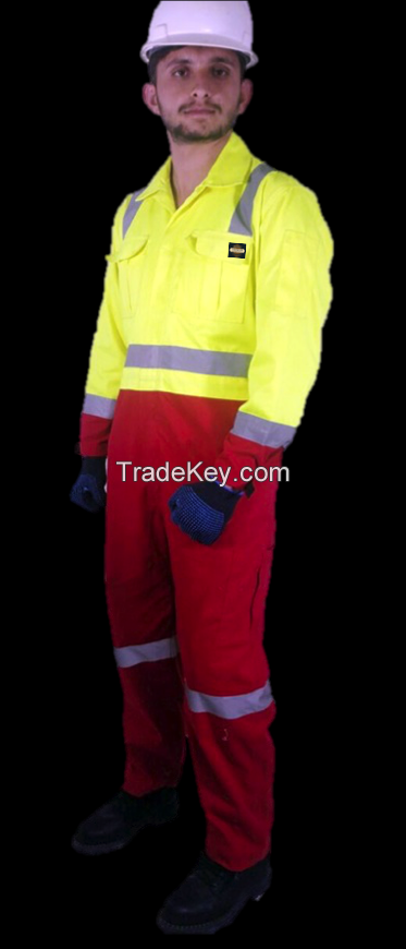 Hi-Vis Coveralls (Cotton)