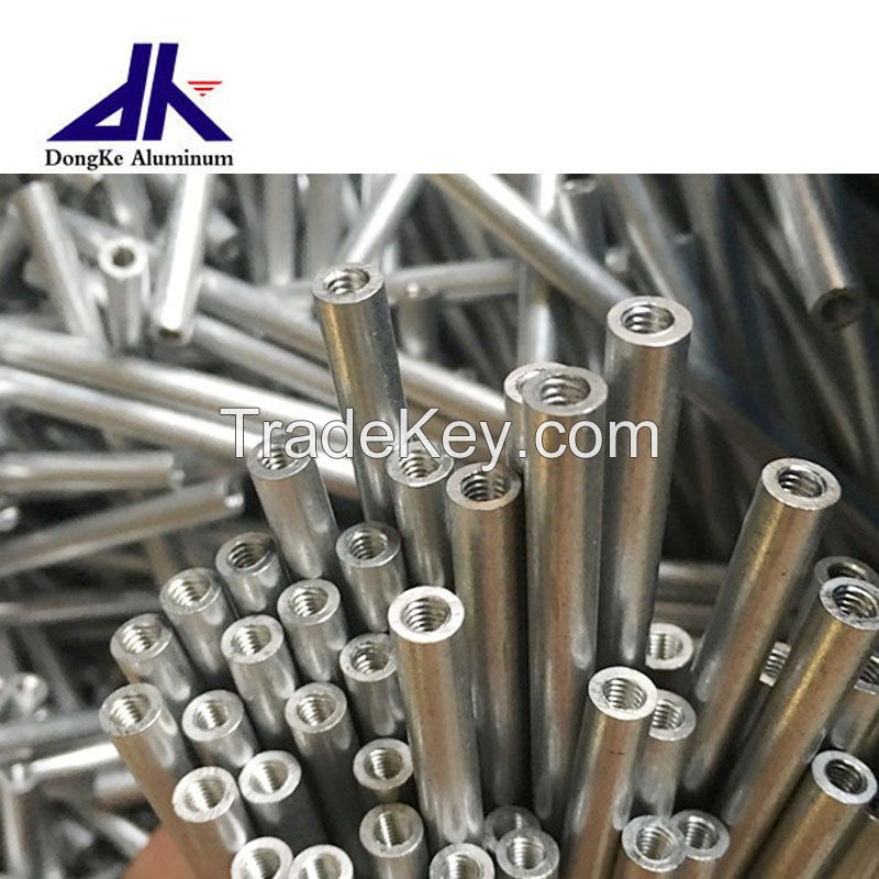 aluminum threaded tube / pipe