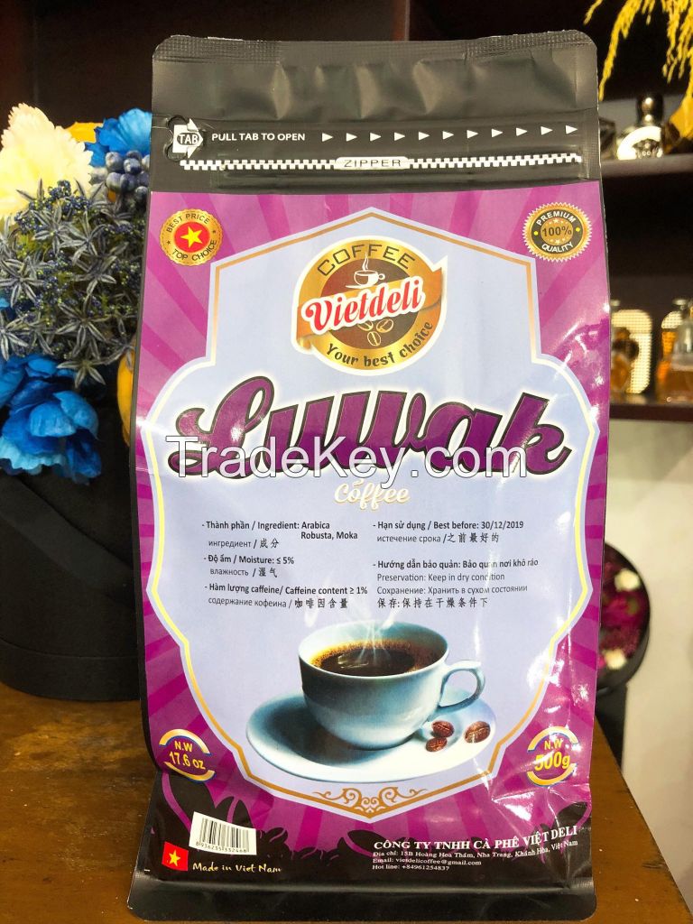 Sell LUWAK ROASTED COFFEE BEANS - Viet Deli Coffee Co., Ltd