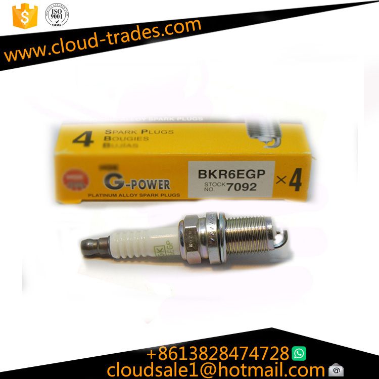 Platinum spark plug auto parts exporter 7092 BKR6EGP ZFR6FGP 7100  BKR5EGP 7090 LFR5AGP 5018