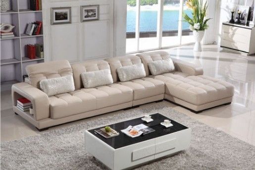 Modern L Shape Leather Sofa