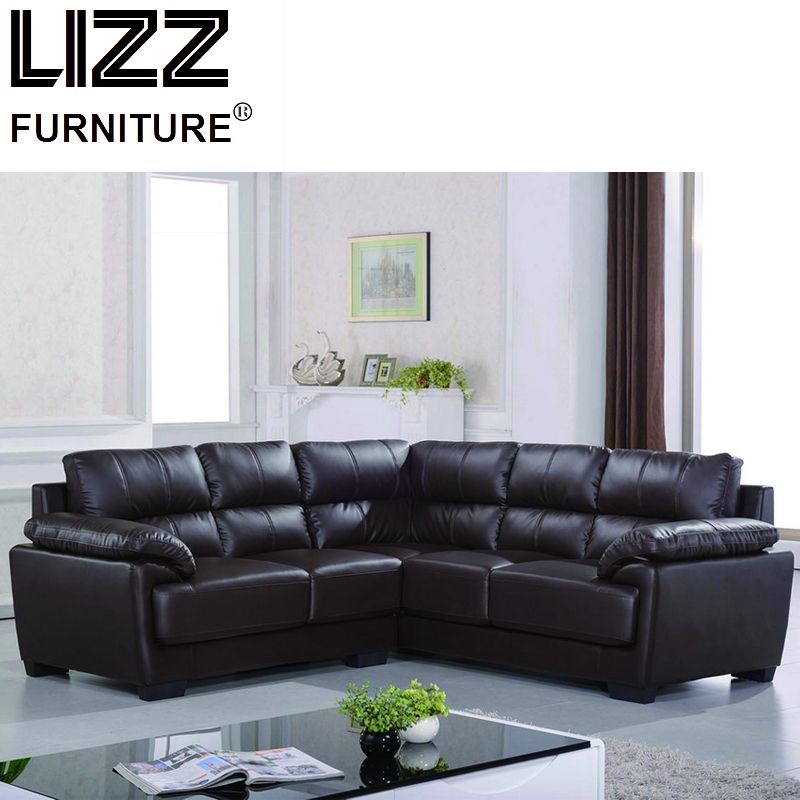 Modern Italian Style Leather Corner Sofa