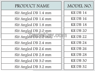 Clear Cornea Double Bevel Knives