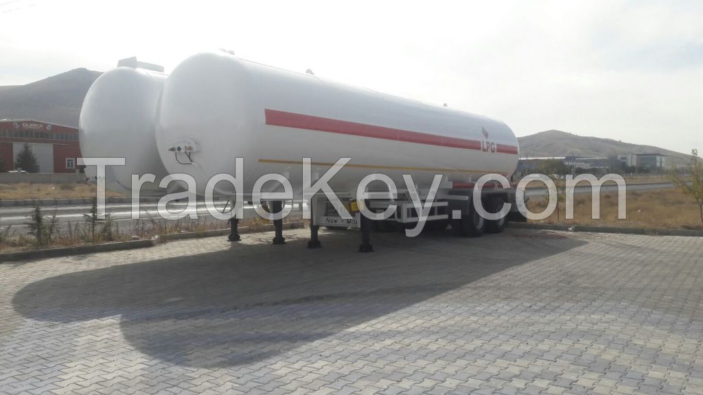 LPG transport tank trailer