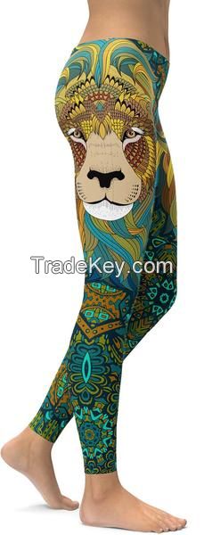 LION LEGGINGS / YOGA PANTS