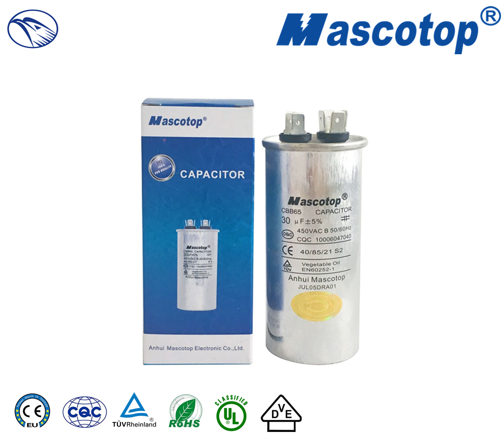 CBB65-R AC motor capacitor (Dual type )