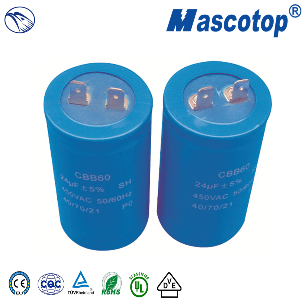 CBB60 AC motor capacitor 