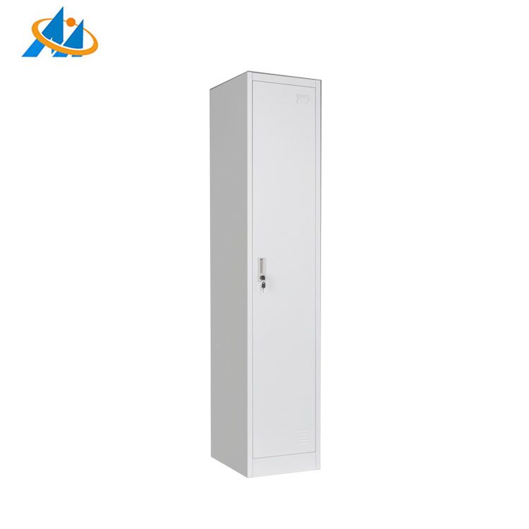 Knock down metal storage single door locker modern bedroom wardrobes