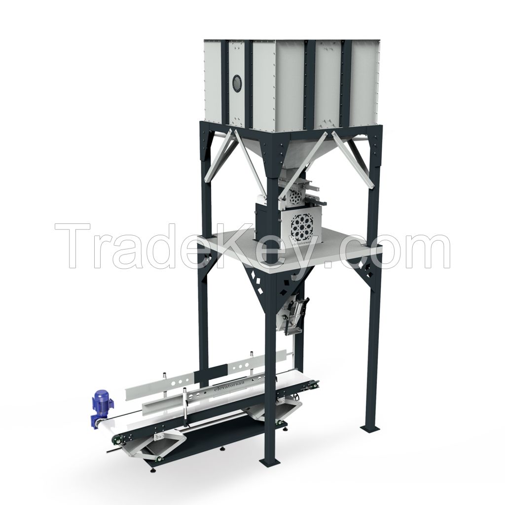 Seed, Grain CLEANING GRADING SEPERATING  Machine and ELEVATOR CONVEYOR