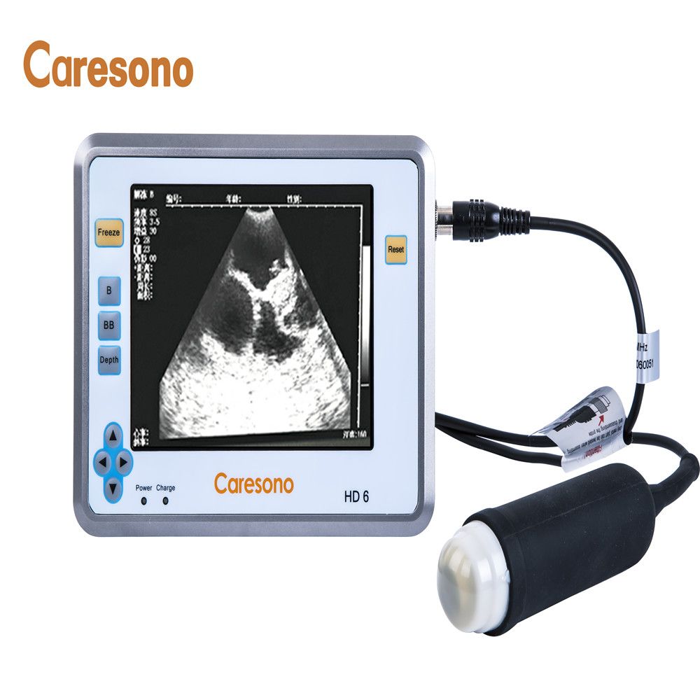 Portable veterinary ultrasound machine