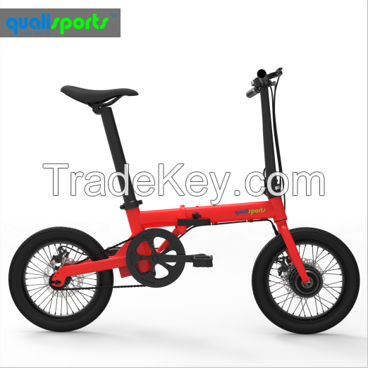 European hot selling electric bike 16 inch Bafang 8fun motor 2018 new folded ebike dic brake