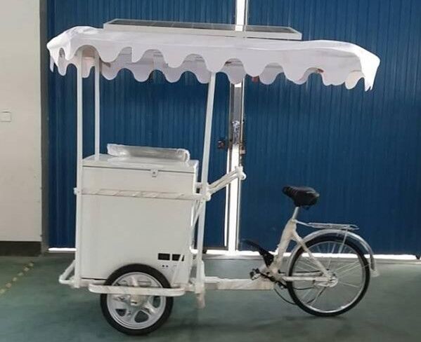 juka solar ice cream tricycle