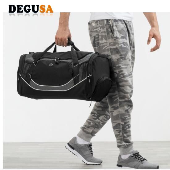 Top Quality camo Traveling Bag Custom Polyester Travel Bag Sports gym bag with shoe compartment