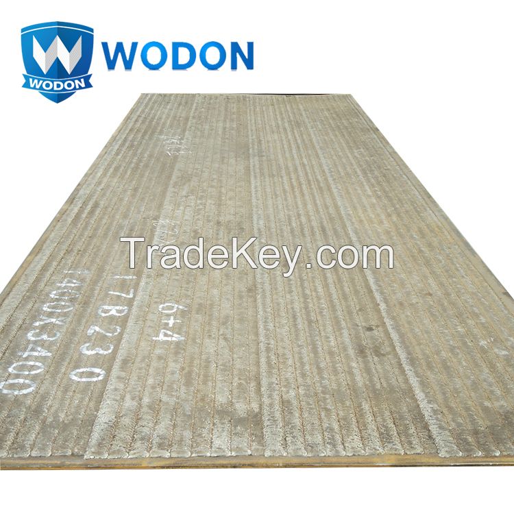 Wodon high strength chromium carbide overlay bimetal steel with wear resistance