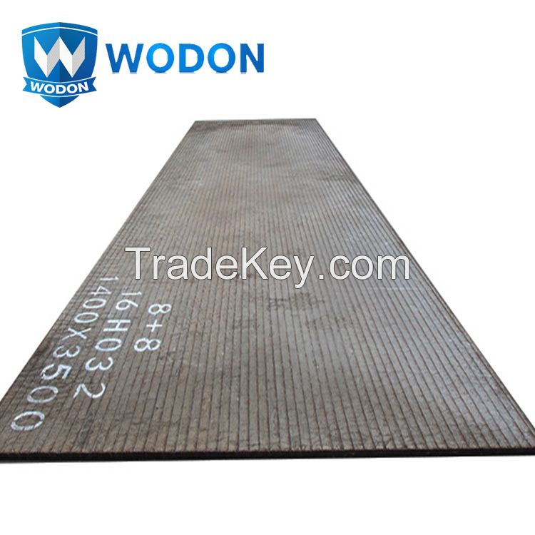 Wodon high strength chromium carbide overlay bimetal steel with wear resistance