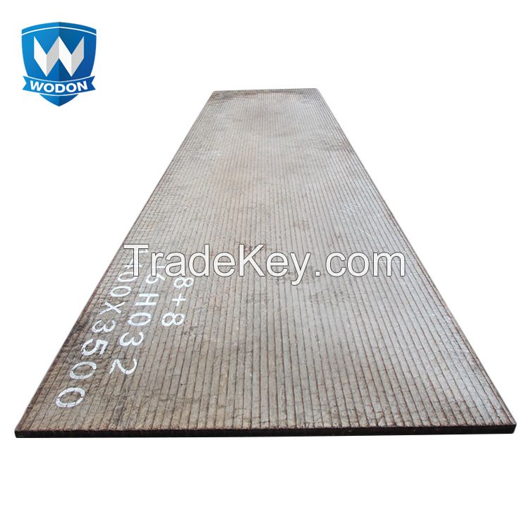 Wodon high strength chromium carbide overlay bimetal steel with wear resistance