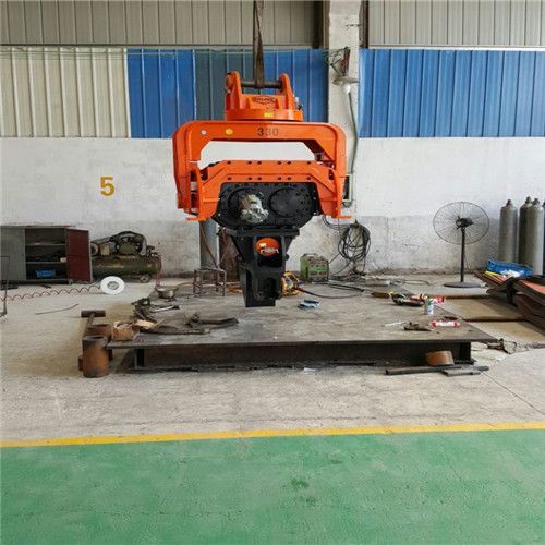 Excavator Concrete Compactor hydraulic pile driver