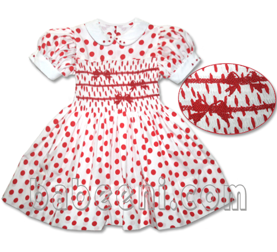 Smocked baby dress (DR 831)