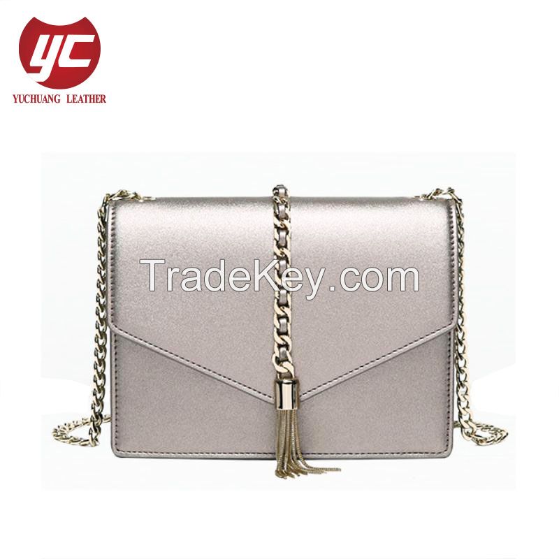 Metallic Color Chain Style Fashion China Women's Bags