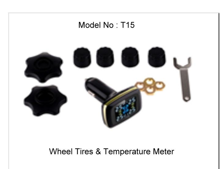 Tires Pressure & temperature real time monitor system