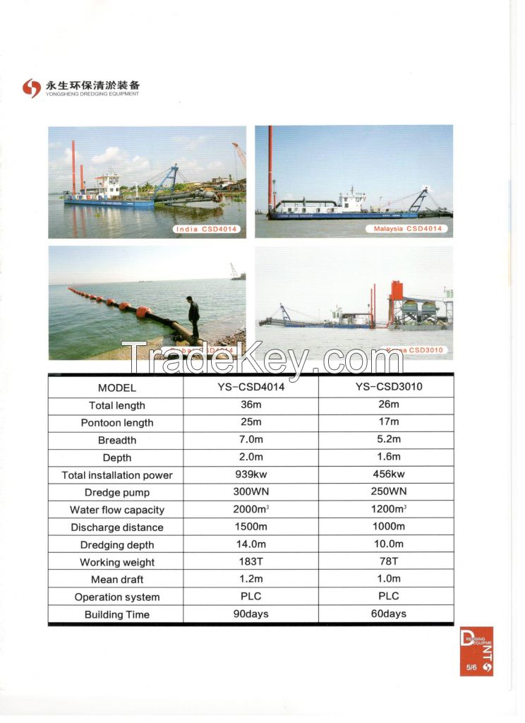 cutter suction dredger