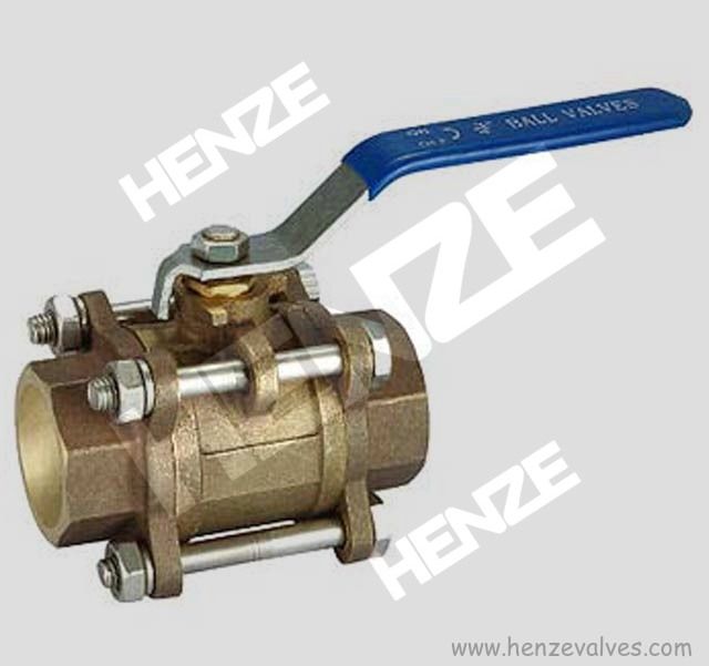 Thread NPT BSP Flanged RF FF Bronze Brass Ball Valve